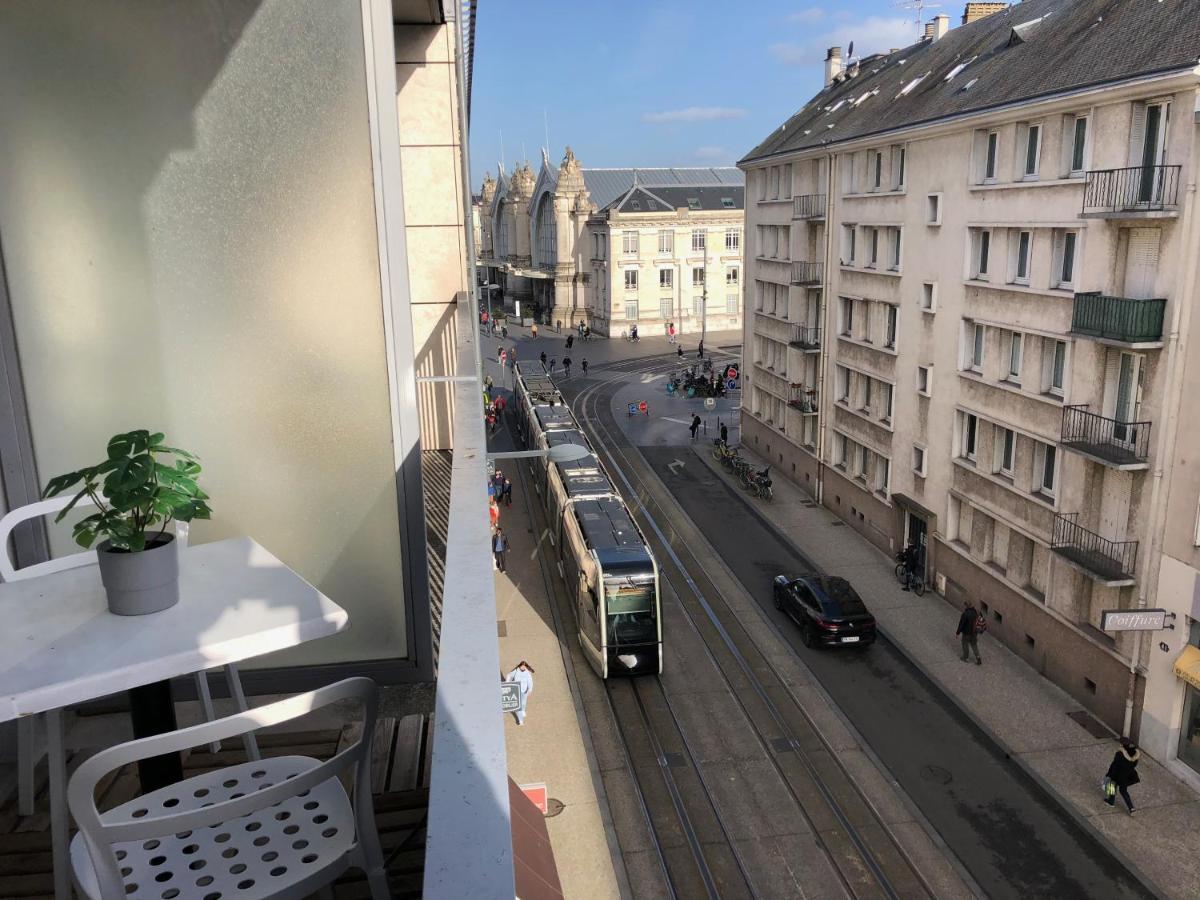 Studio Avec Balcon & Parking Gratuit - Tours Gare Eksteriør billede