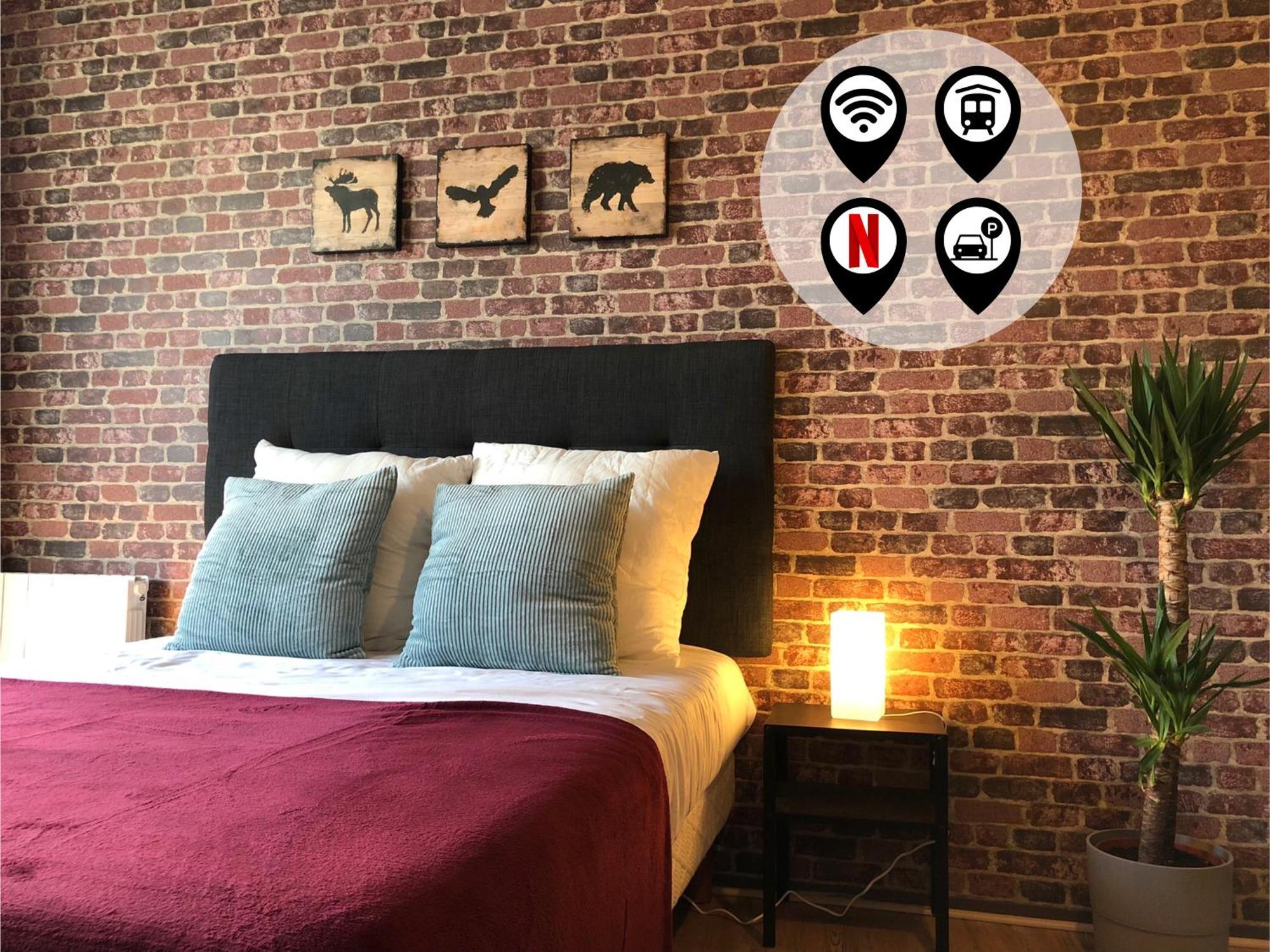 Studio Avec Balcon & Parking Gratuit - Tours Gare Eksteriør billede